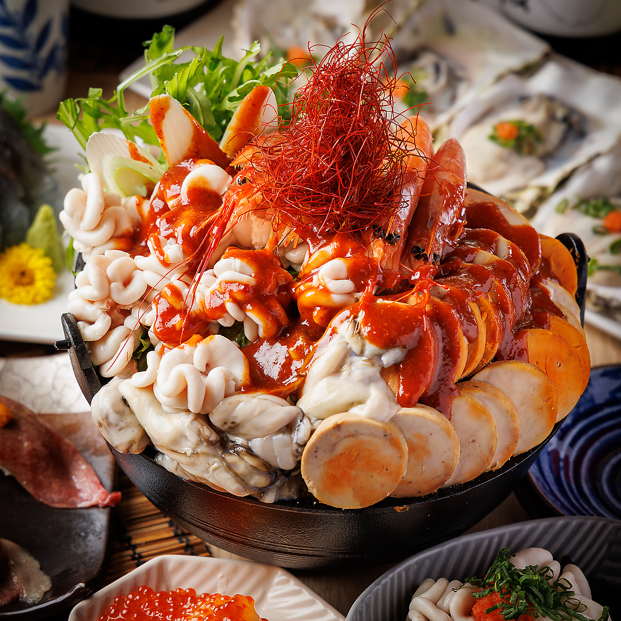 達磨酒場 新橋 コースメニュー画像 激辛の痛風鍋